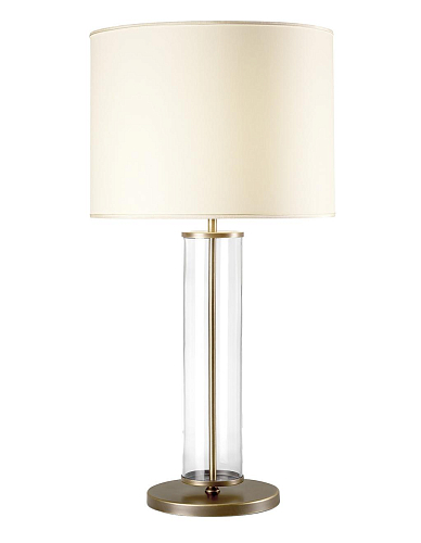 Elegante gebruneerde metalen tafellamp