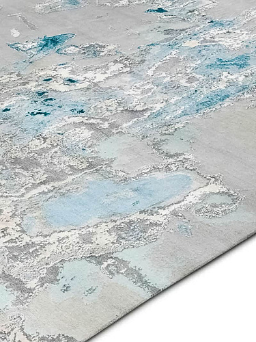 Two Tones handgemaakt luxe vloerkleed
