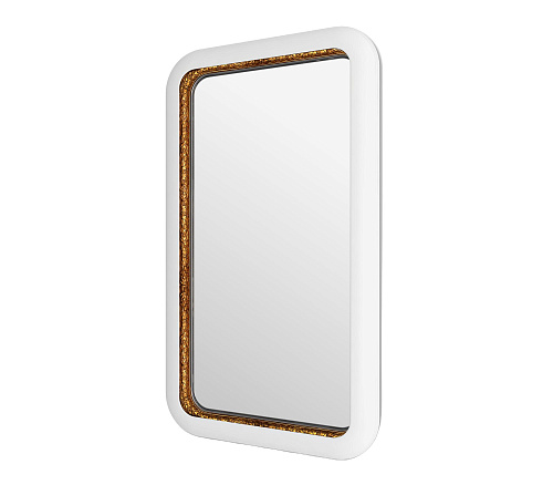 Miroir mural rectangulaire Arc blanc