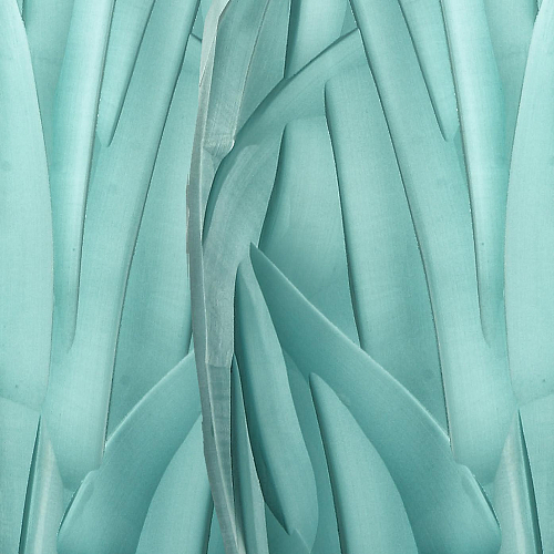 Zachtgouden turquoise kristallen tafellamp