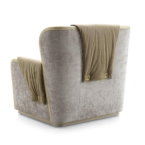 Fauteuil beige Oliver
