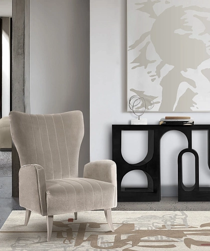 Console premium noire brillante