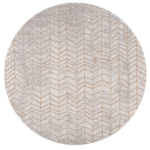 White Plains rond vloerkleed