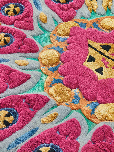 Carnival rond luxe designer vloerkleed