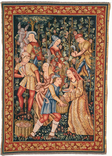 Tapisserie murale Vendanges