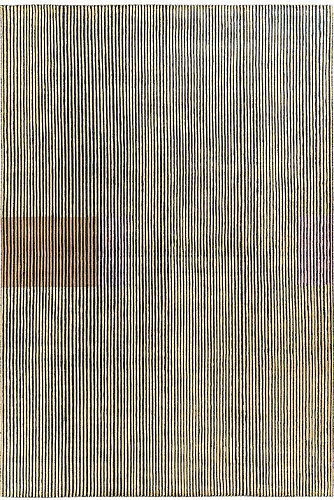 Tapis hand-loom en viscose Lines