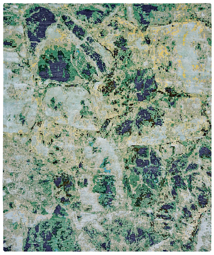 Emerald groen vloerkleed