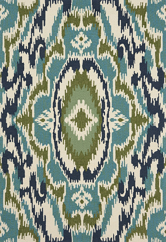 Ixora Emera/Palm/Chartr outdoor vloerkleed