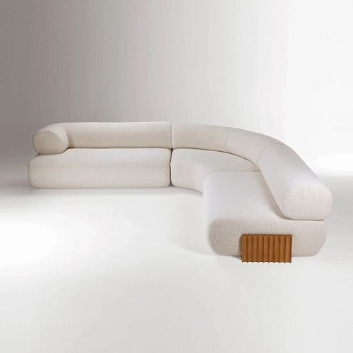 Canapé modulable en bois Carmel