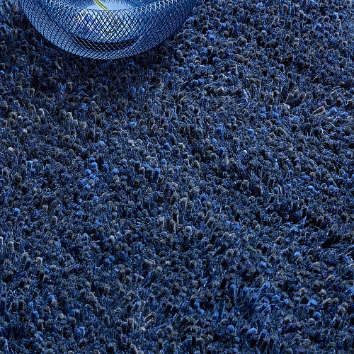 Sprout Cobalt Eclipse ambachtelijk vloerkleed