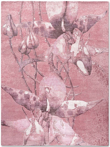 Orchid handgeknoopt vloerkleed