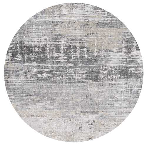 Long Island blauw rond vloerkleed