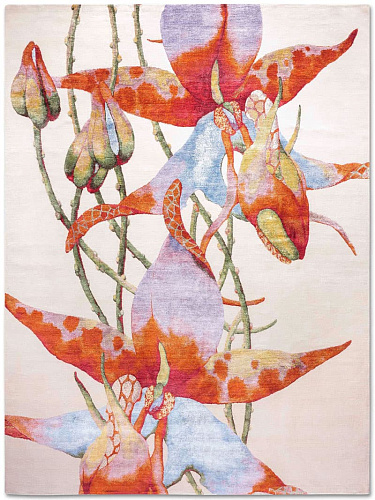 Tapis noué à la main Orchid