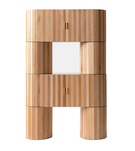Naturel lindehout kast