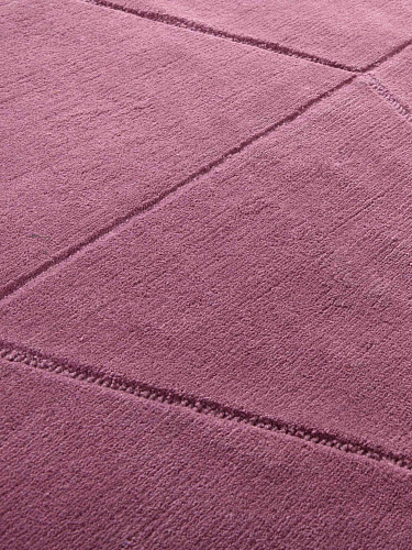 Lhotse blauw designer vloerkleed