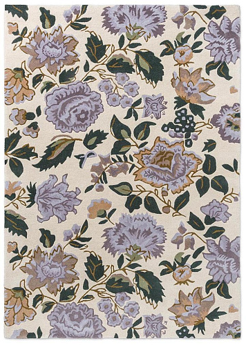 Wendling Floral heide paars vloerkleed