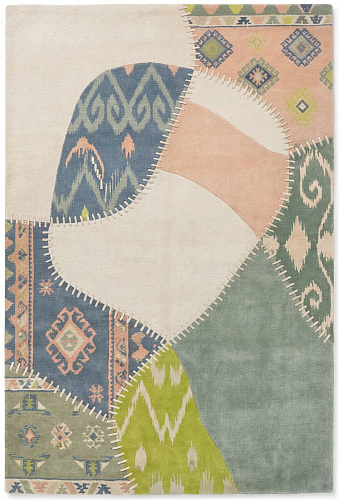 Textile Fragments Green vloerkleed