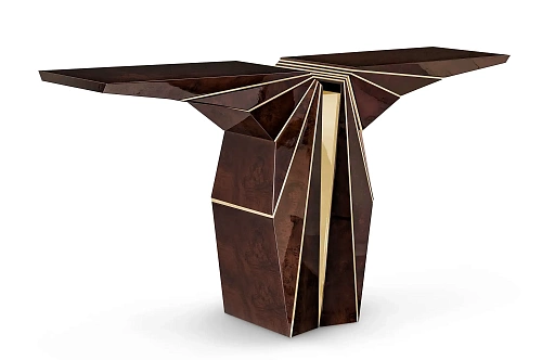 Console Enigma en bois