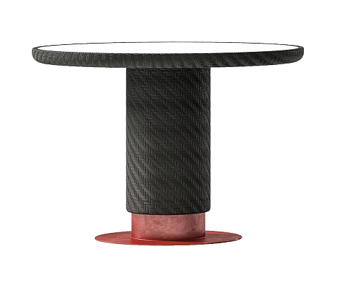 Table à manger de jardin italienne moderne pour petit-déjeuner