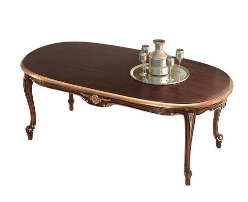 Rosa bruine klassieke bijzettafel