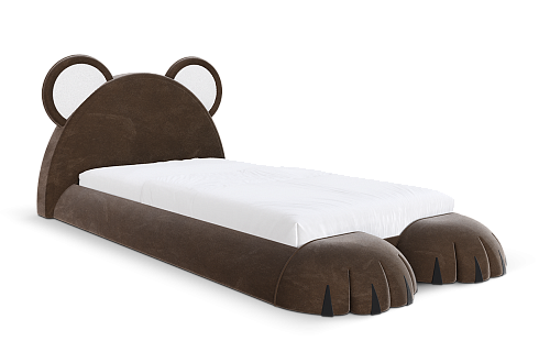 Pluizige welp bed