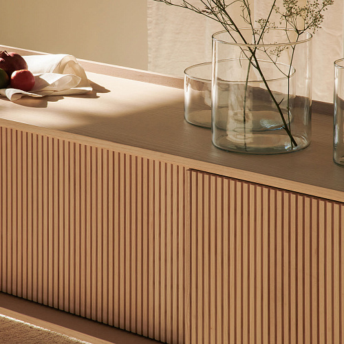 Sipario laag naturel 2-deurs dressoir