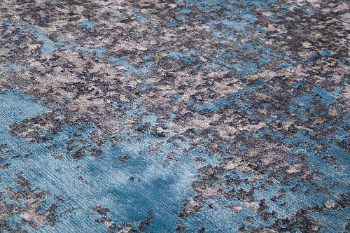 Tapis noué à la main abstrait