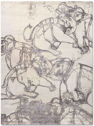 Elephants handgeweven vloerkleed