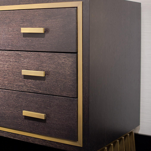 Commode artisanale métallique Hamptons
