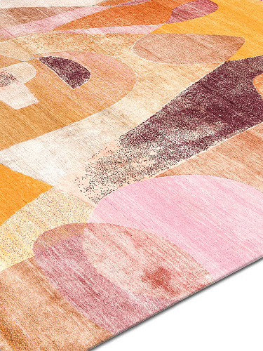 Red Sunset luxe vloerkleed