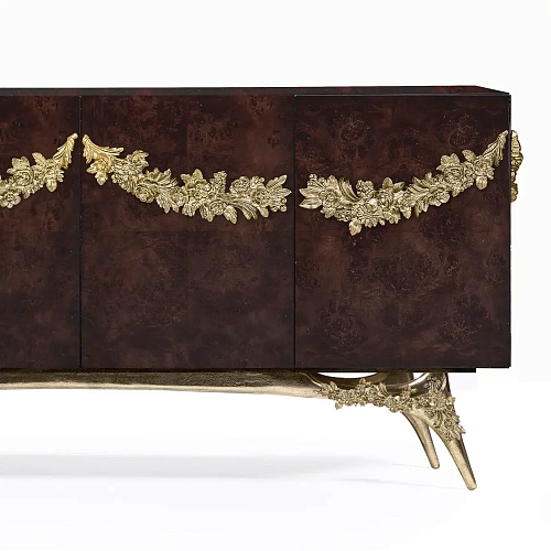 Majestica walnotenwortel fineer dressoir