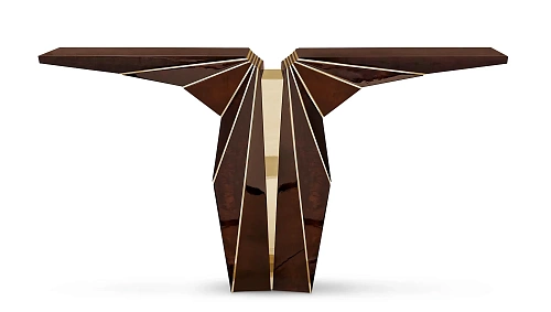 Console Enigma en bois