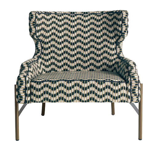 Atelier fauteuil met patroon