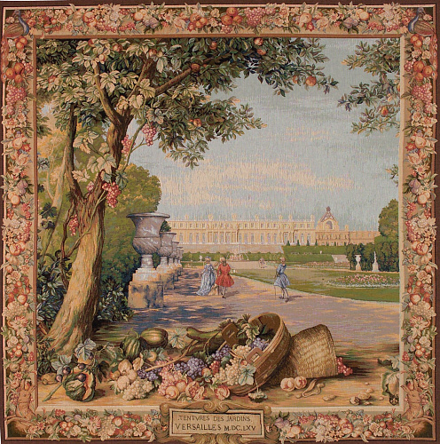 Versailles vierkant wandtapijt