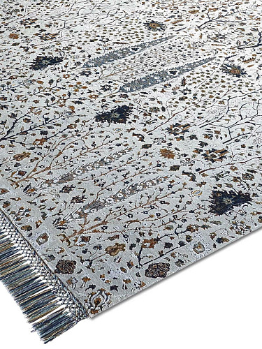 Pine Garden Silver luxe vloerkleed