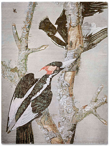 Tapis tissé main Two Birds