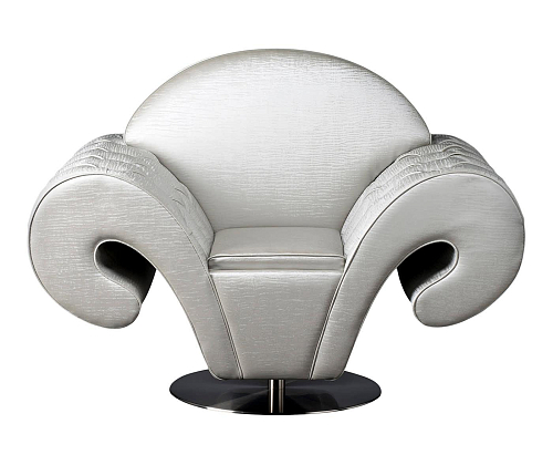 Silhouette witte draaibare fauteuil