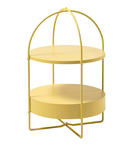 Table d’appoint jaune contemporaine