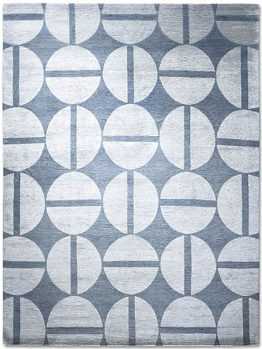 Tapis noué à la main Argent