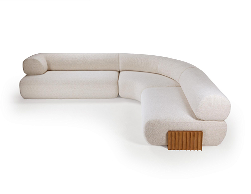 Canapé modulable en bois Carmel