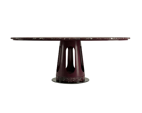 Aura ovale marmeren eettafel