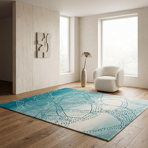 Tapis Ocean Web Teal