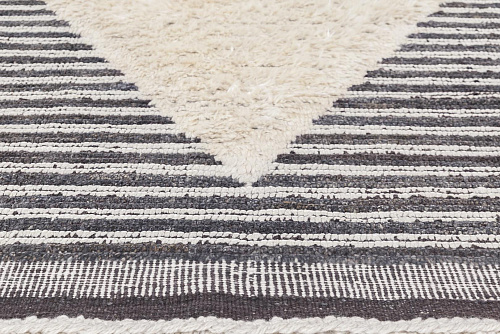 Rhombus handgeknoopt vloerkleed