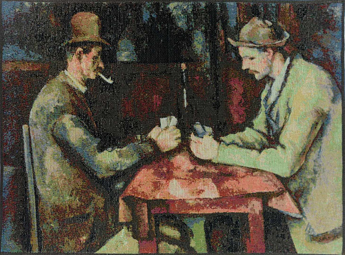 Tapisserie murale Les Joueurs de cartes, Cézanne
