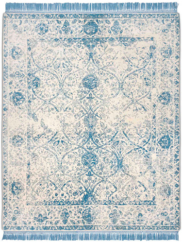 Light Blue luxe vloerkleed