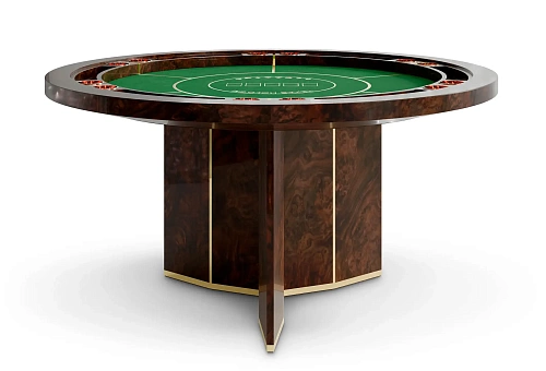 Elite bruine pokertafel