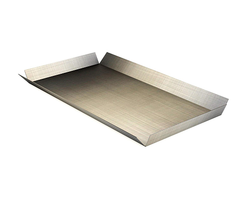 Decoratief metalen dienblad