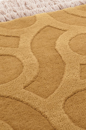 Hand Tufted Honey 100% wol vloerkleed