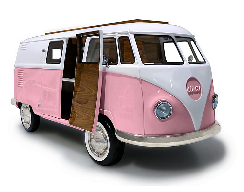 Reiziger caravan roze beddenset