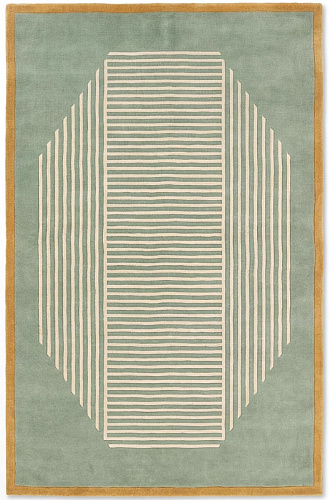 Tapis Octagon Lines Sage